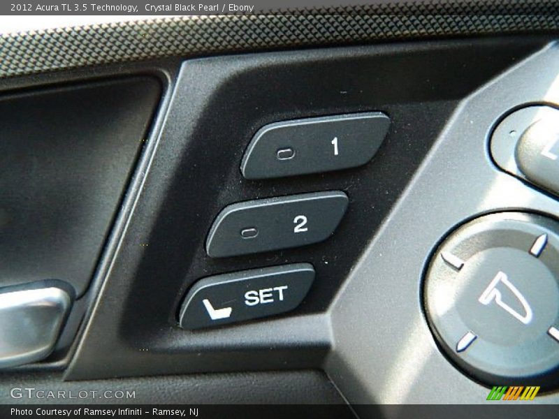 Crystal Black Pearl / Ebony 2012 Acura TL 3.5 Technology