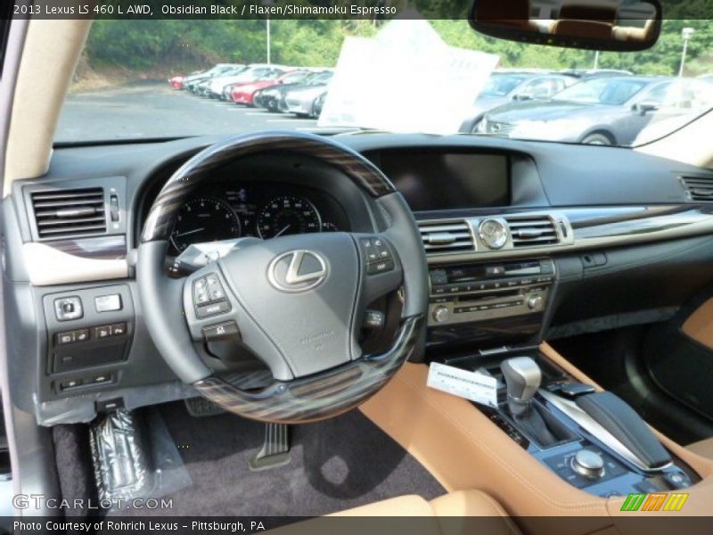Dashboard of 2013 LS 460 L AWD
