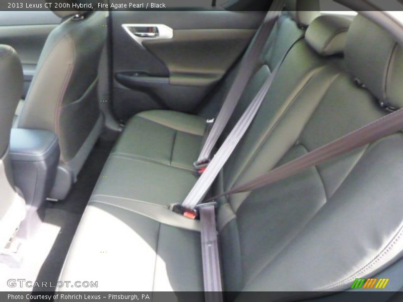 Fire Agate Pearl / Black 2013 Lexus CT 200h Hybrid