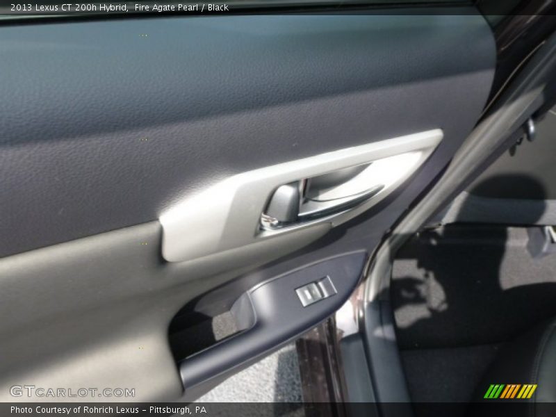 Fire Agate Pearl / Black 2013 Lexus CT 200h Hybrid