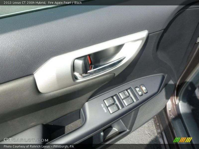 Fire Agate Pearl / Black 2013 Lexus CT 200h Hybrid
