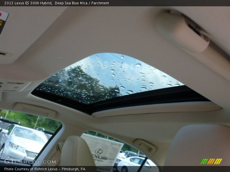 Deep Sea Blue Mica / Parchment 2013 Lexus ES 300h Hybrid