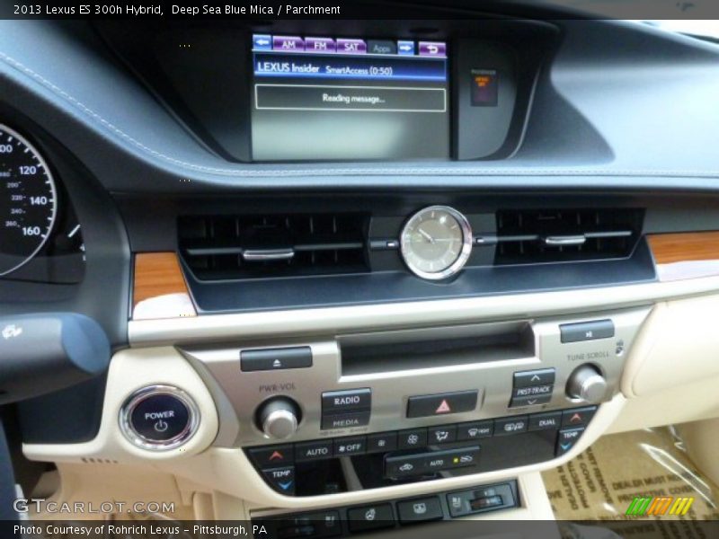 Deep Sea Blue Mica / Parchment 2013 Lexus ES 300h Hybrid