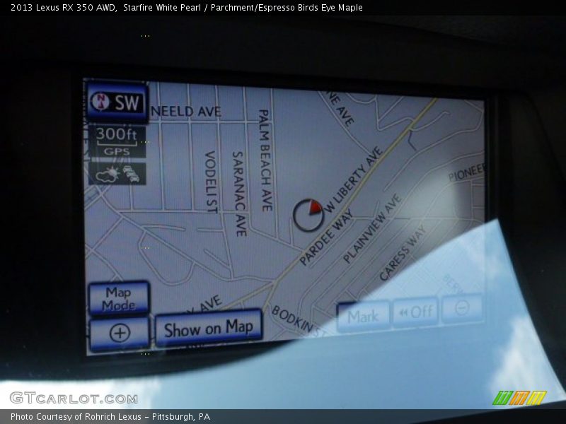 Starfire White Pearl / Parchment/Espresso Birds Eye Maple 2013 Lexus RX 350 AWD
