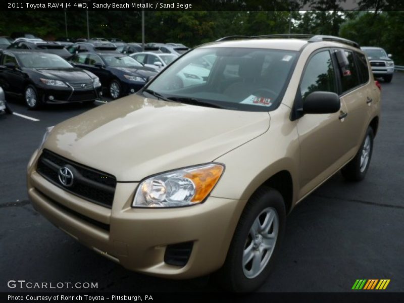 Sandy Beach Metallic / Sand Beige 2011 Toyota RAV4 I4 4WD