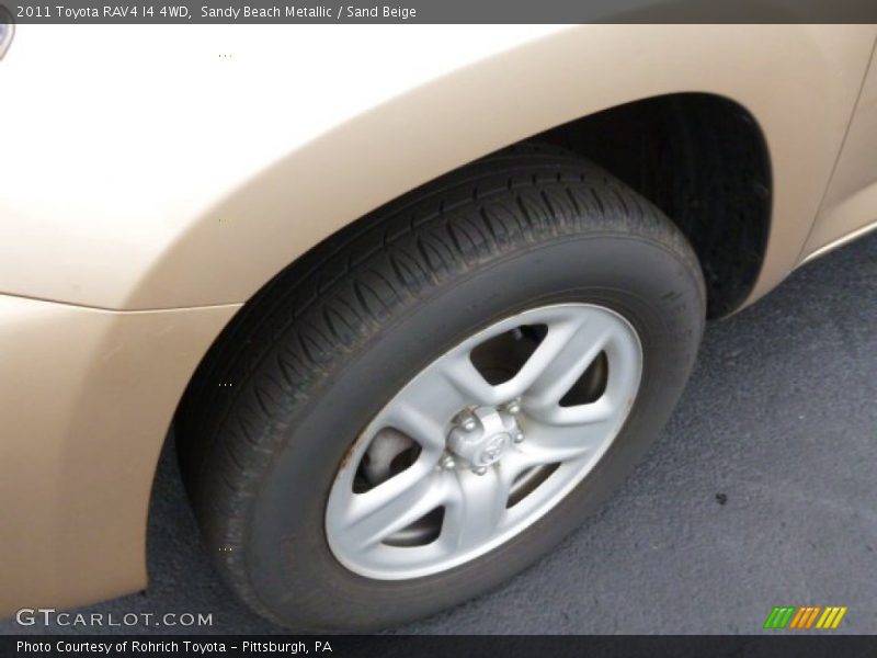 Sandy Beach Metallic / Sand Beige 2011 Toyota RAV4 I4 4WD