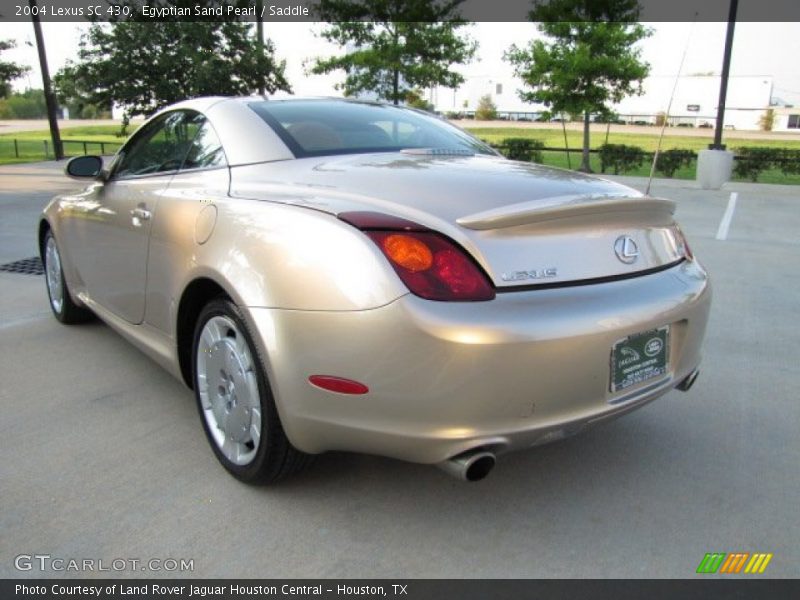 Egyptian Sand Pearl / Saddle 2004 Lexus SC 430