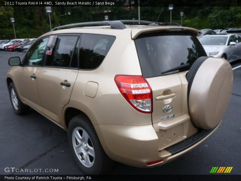 Sandy Beach Metallic / Sand Beige 2011 Toyota RAV4 I4 4WD