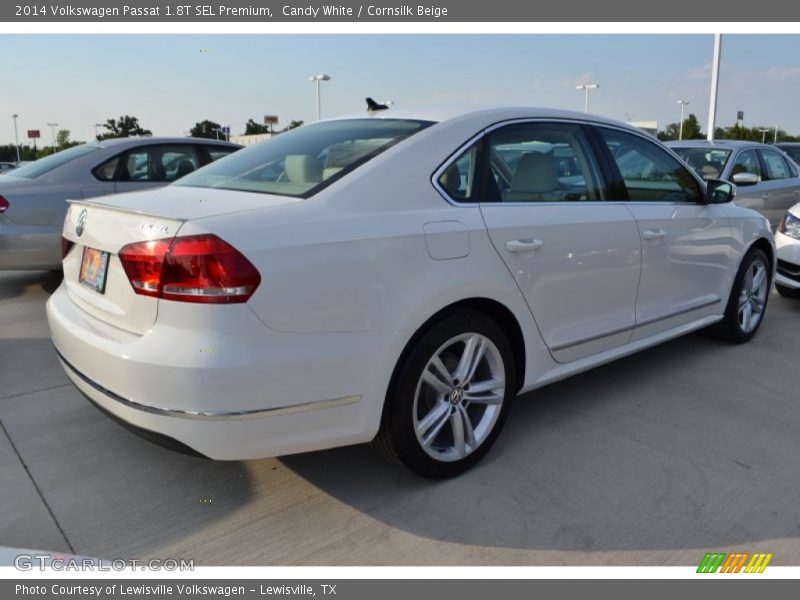 Candy White / Cornsilk Beige 2014 Volkswagen Passat 1.8T SEL Premium