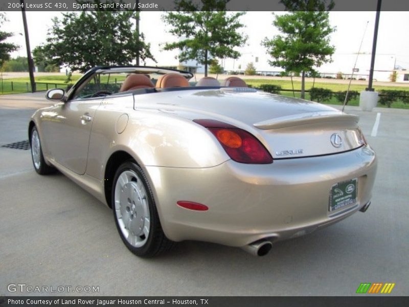 Egyptian Sand Pearl / Saddle 2004 Lexus SC 430