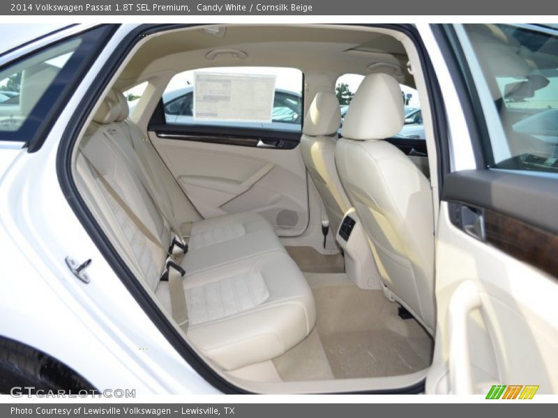 Candy White / Cornsilk Beige 2014 Volkswagen Passat 1.8T SEL Premium