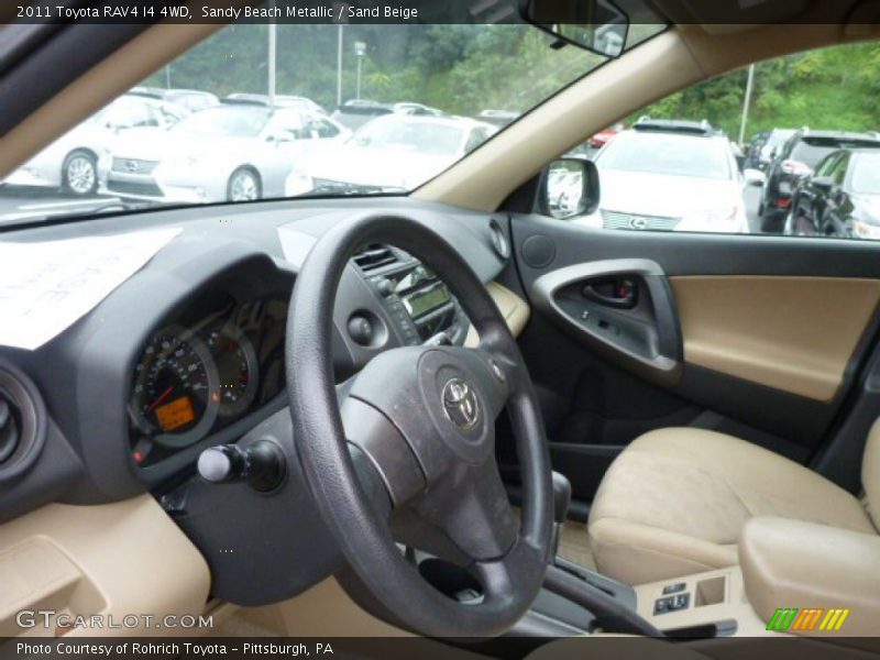 Sandy Beach Metallic / Sand Beige 2011 Toyota RAV4 I4 4WD