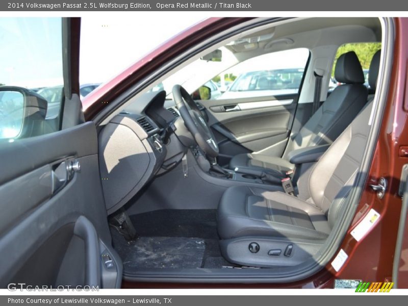 Opera Red Metallic / Titan Black 2014 Volkswagen Passat 2.5L Wolfsburg Edition