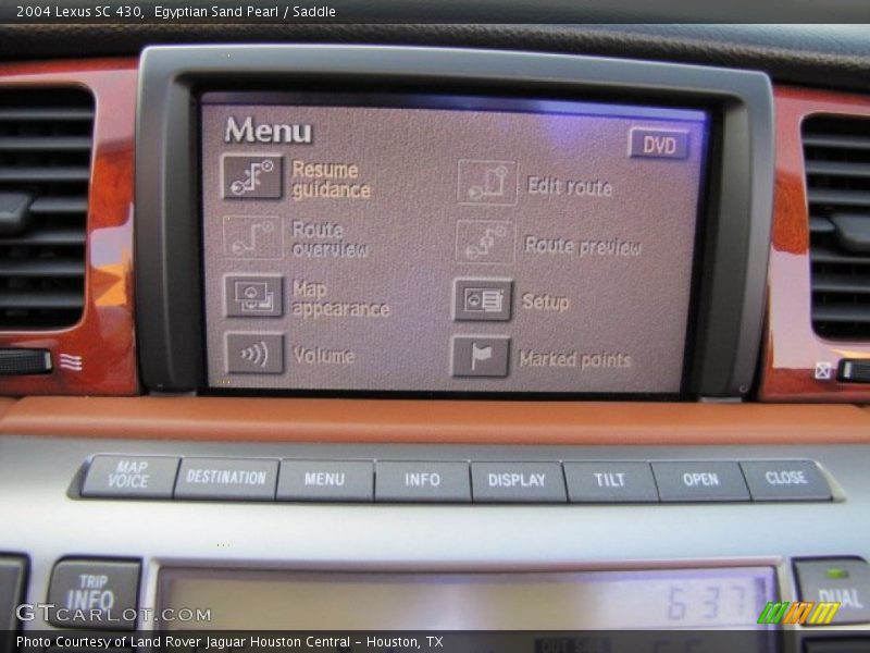 Egyptian Sand Pearl / Saddle 2004 Lexus SC 430