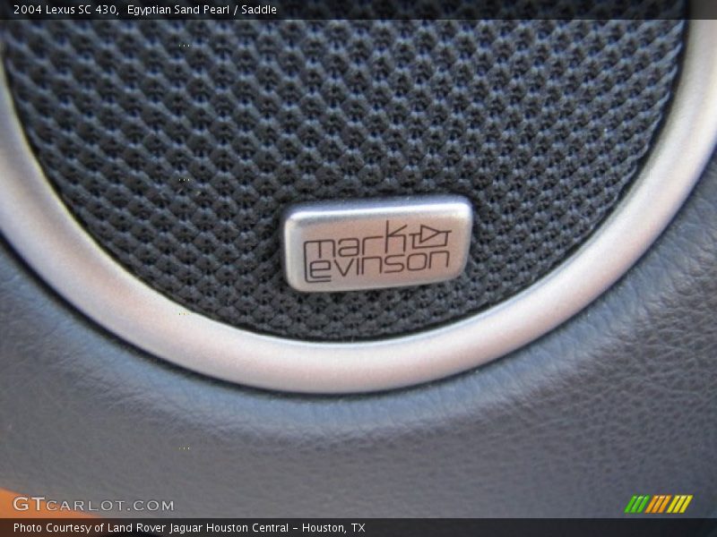 Egyptian Sand Pearl / Saddle 2004 Lexus SC 430