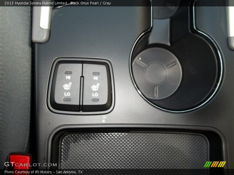 Black Onyx Pearl / Gray 2013 Hyundai Sonata Hybrid Limited