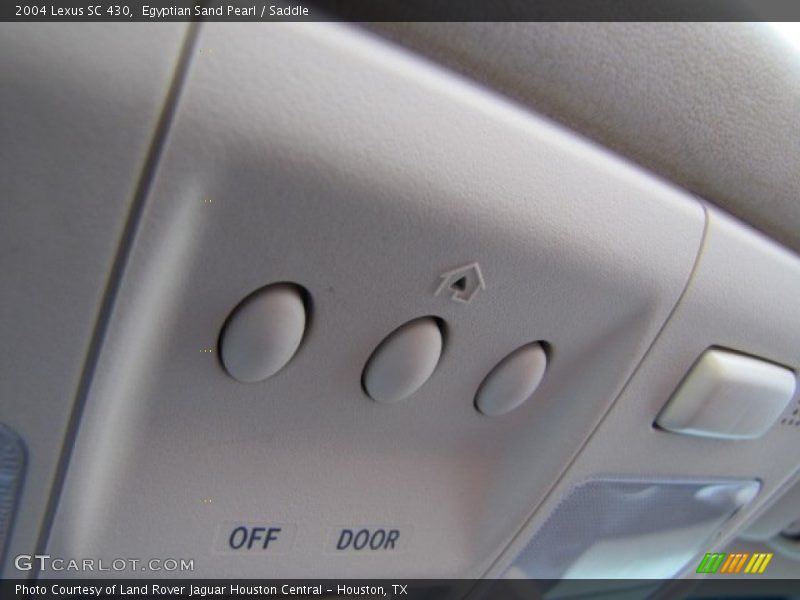 Egyptian Sand Pearl / Saddle 2004 Lexus SC 430