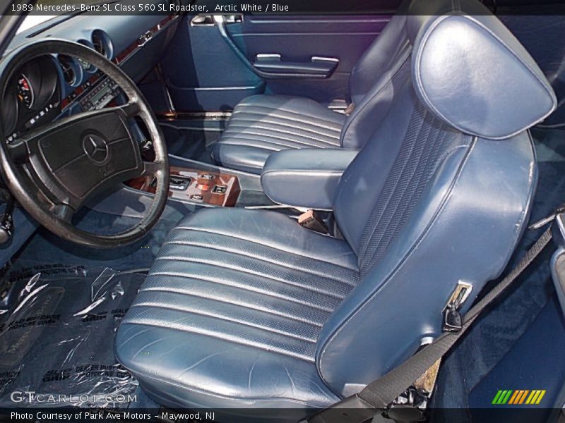 Front Seat of 1989 SL Class 560 SL Roadster