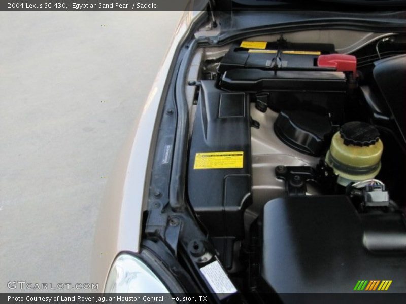 Egyptian Sand Pearl / Saddle 2004 Lexus SC 430