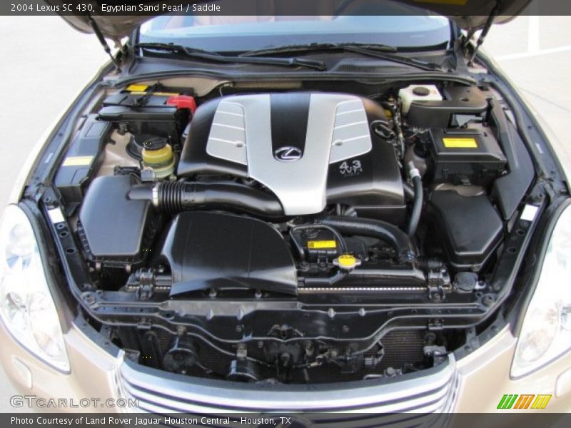  2004 SC 430 Engine - 4.3 Liter DOHC 32-Valve VVT V8