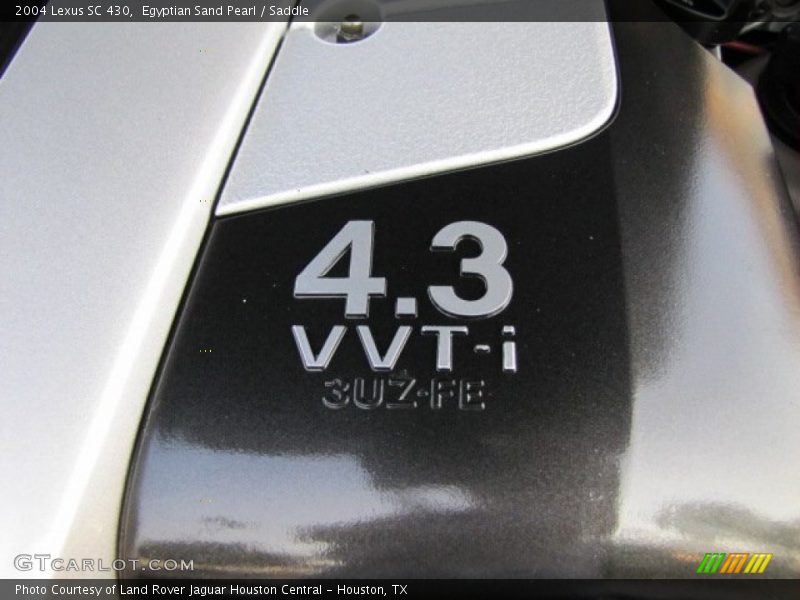 Egyptian Sand Pearl / Saddle 2004 Lexus SC 430
