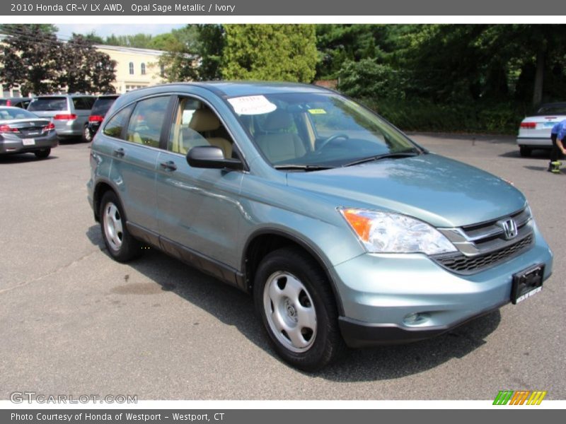 Opal Sage Metallic / Ivory 2010 Honda CR-V LX AWD