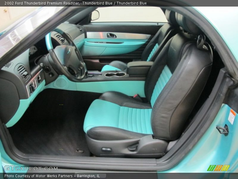 Thunderbird Blue / Thunderbird Blue 2002 Ford Thunderbird Premium Roadster