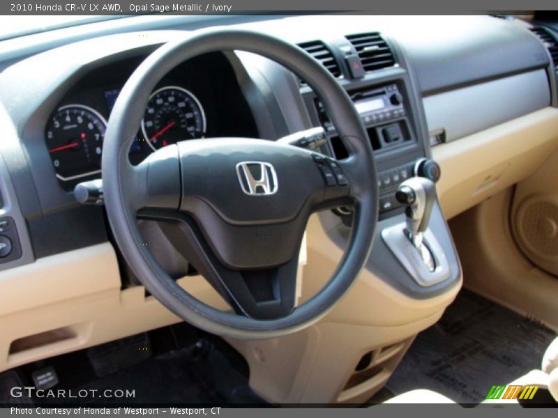 Opal Sage Metallic / Ivory 2010 Honda CR-V LX AWD