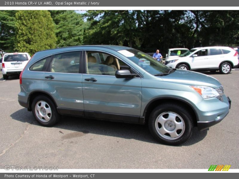 Opal Sage Metallic / Ivory 2010 Honda CR-V LX AWD
