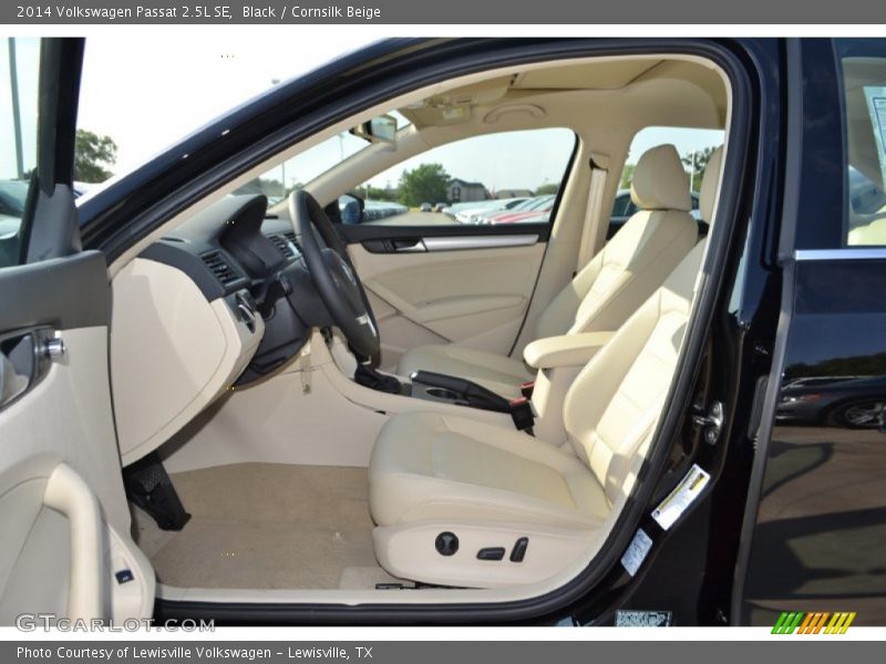 Black / Cornsilk Beige 2014 Volkswagen Passat 2.5L SE