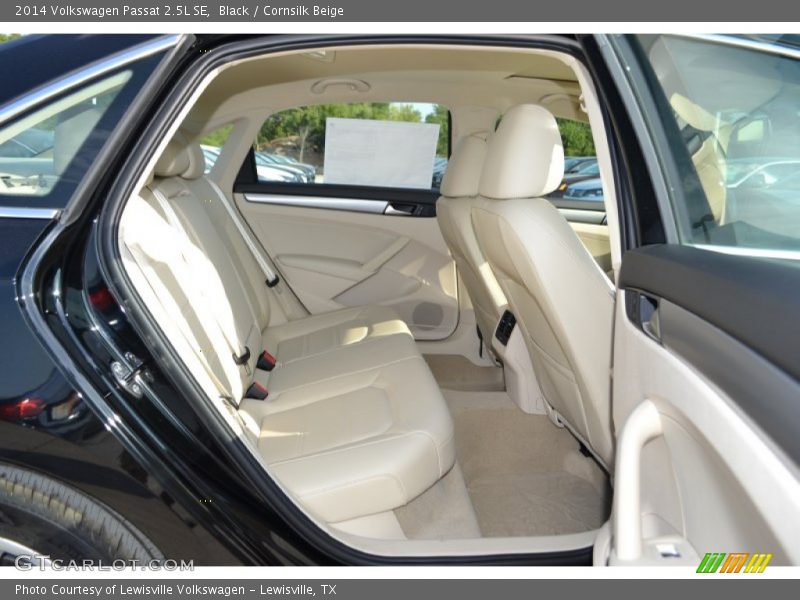 Black / Cornsilk Beige 2014 Volkswagen Passat 2.5L SE