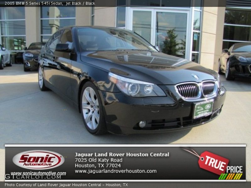 Jet Black / Black 2005 BMW 5 Series 545i Sedan