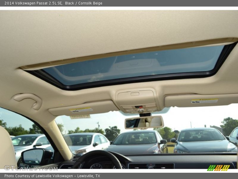 Black / Cornsilk Beige 2014 Volkswagen Passat 2.5L SE