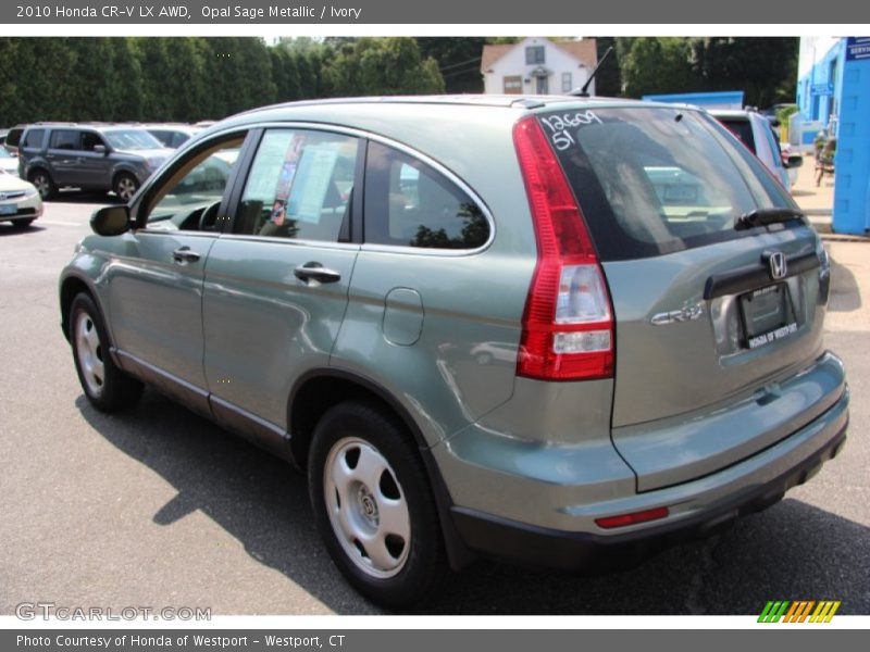 Opal Sage Metallic / Ivory 2010 Honda CR-V LX AWD