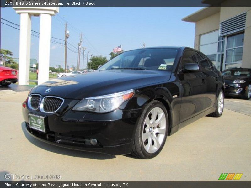 Jet Black / Black 2005 BMW 5 Series 545i Sedan
