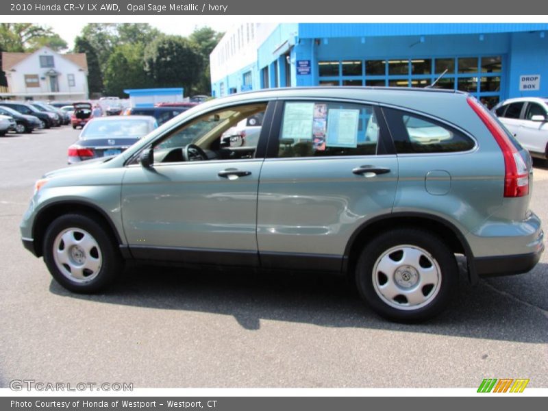 Opal Sage Metallic / Ivory 2010 Honda CR-V LX AWD