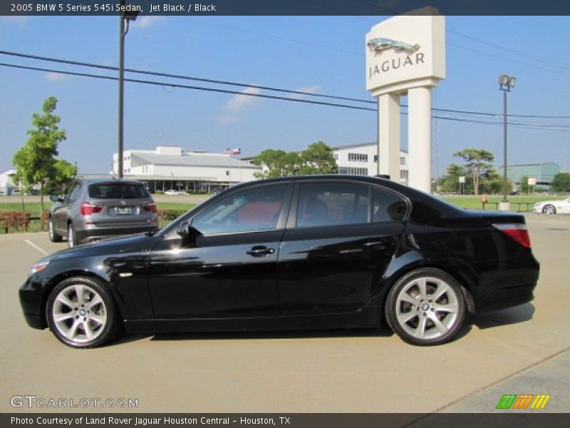 Jet Black / Black 2005 BMW 5 Series 545i Sedan