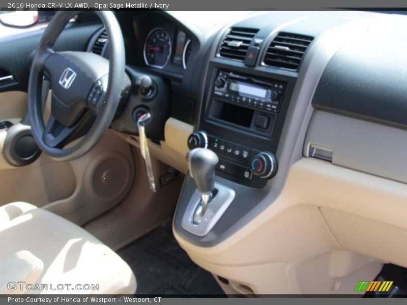 Opal Sage Metallic / Ivory 2010 Honda CR-V LX AWD