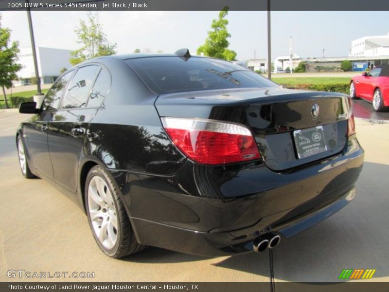 Jet Black / Black 2005 BMW 5 Series 545i Sedan