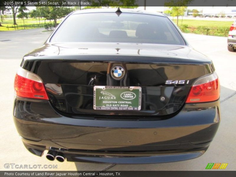 Jet Black / Black 2005 BMW 5 Series 545i Sedan