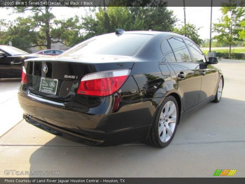 Jet Black / Black 2005 BMW 5 Series 545i Sedan