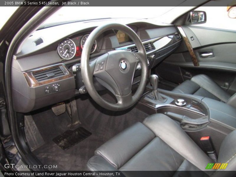 Jet Black / Black 2005 BMW 5 Series 545i Sedan