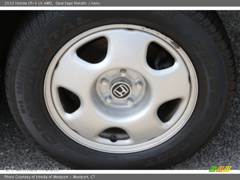 Opal Sage Metallic / Ivory 2010 Honda CR-V LX AWD