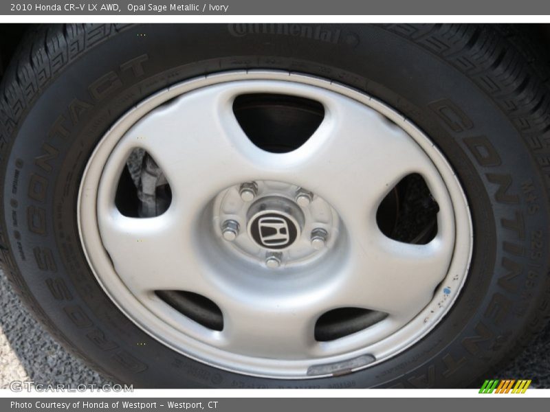 Opal Sage Metallic / Ivory 2010 Honda CR-V LX AWD