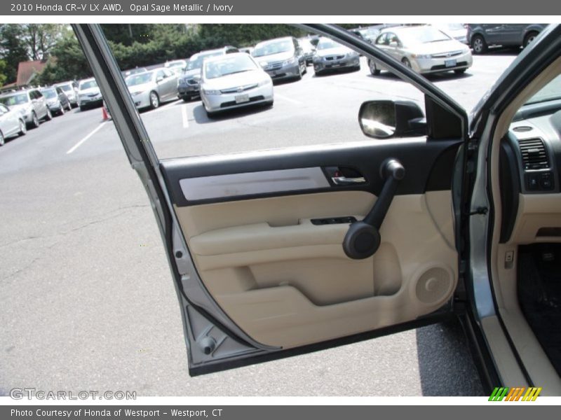 Opal Sage Metallic / Ivory 2010 Honda CR-V LX AWD