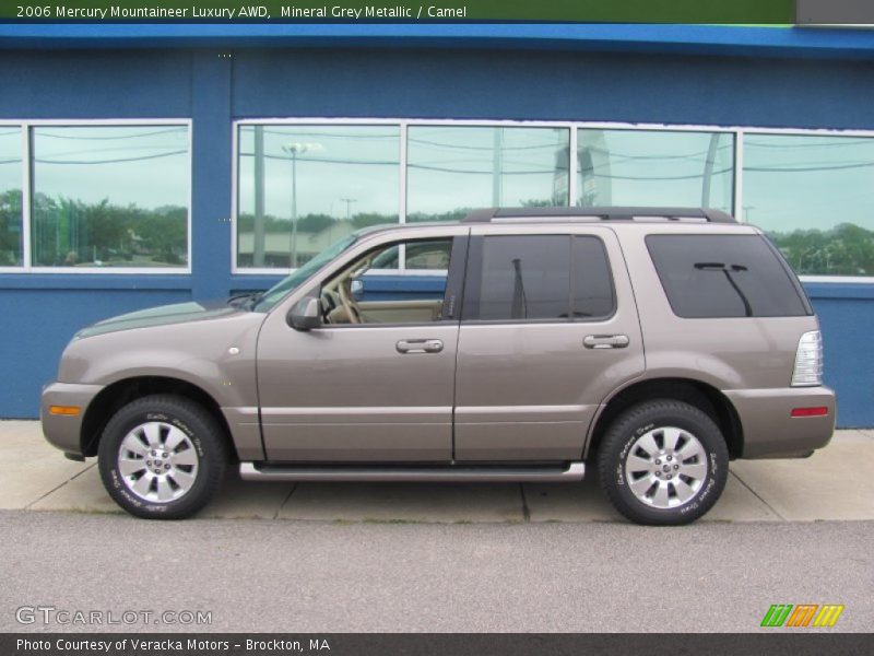 Mineral Grey Metallic / Camel 2006 Mercury Mountaineer Luxury AWD