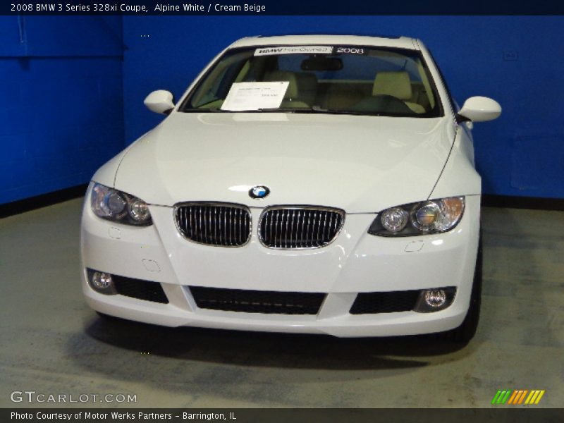 Alpine White / Cream Beige 2008 BMW 3 Series 328xi Coupe