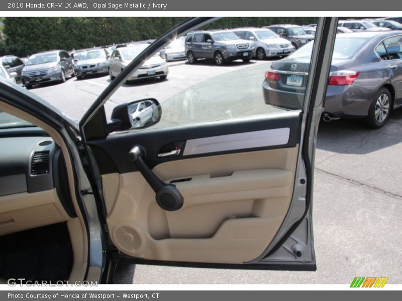 Opal Sage Metallic / Ivory 2010 Honda CR-V LX AWD