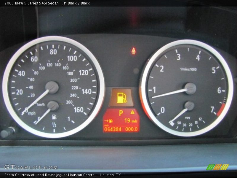 Jet Black / Black 2005 BMW 5 Series 545i Sedan