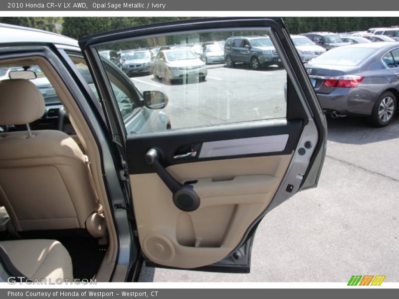 Opal Sage Metallic / Ivory 2010 Honda CR-V LX AWD